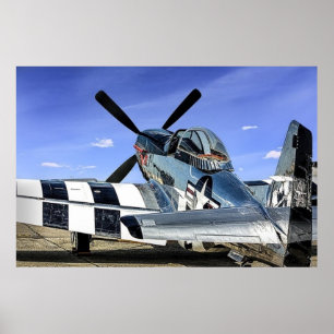 Affiche P-51 Mustang
