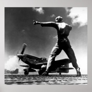 Affiche P-51 Mustang