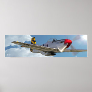 Affiche "P-51D Mustang"