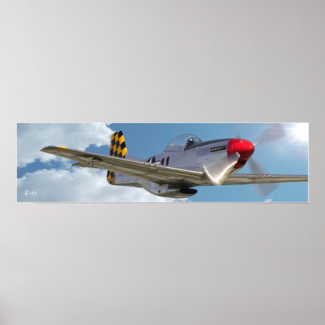 Affiche "P-51D Mustang" (Devant)
