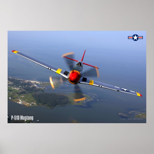 AFFICHE P-51D MUSTANG (Devant)