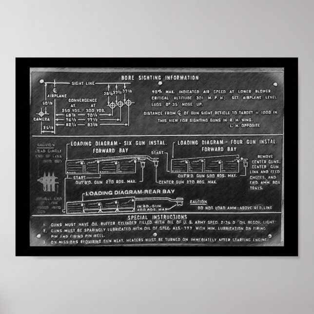 Affiche P-51D Mustang Gun Loading (Devant)
