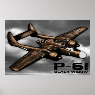 Affiche P-61 Veuve noire