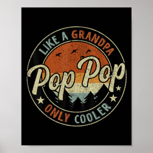 Affiche P P Comme un grand-père mais en plus cool Vintage