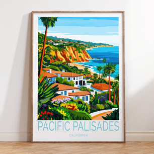 Affiche Pacific Palisades California Poster, Pacific Palis