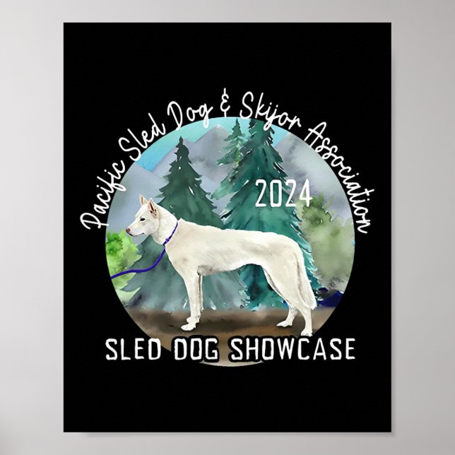 Affiche Pacific Sled Dog Et Skype Association Sled Dog Sh (Devant)