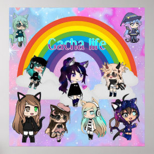 Affiche pack d'animation gacha life