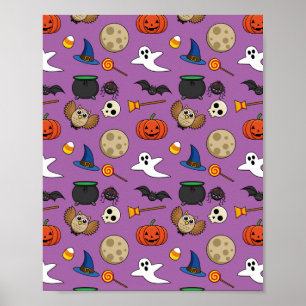 Affiche Pack Halloween Kawaii