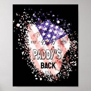 Affiche Paddy's Back Funny Trump1