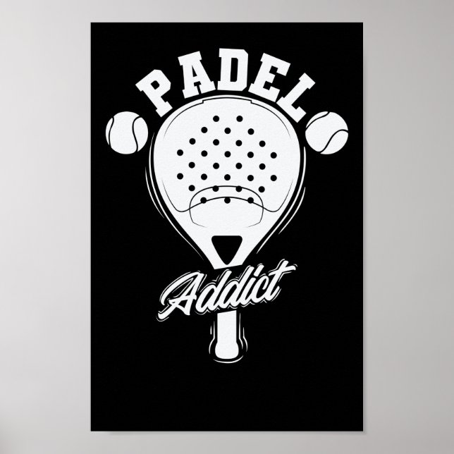 Affiche Padel Addict (Devant)