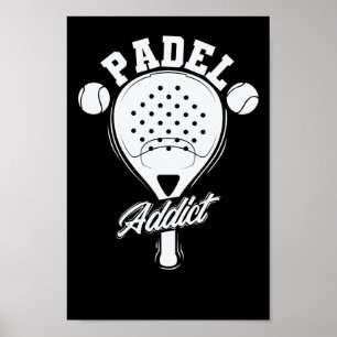 Affiche Padel Addict Tennis Ballsportart