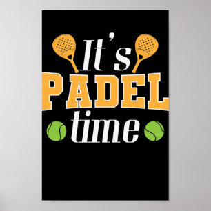 Affiche Padel Time Tennis Sport