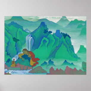 Affiche Padma Sambhava, 1924 par Nicholas Roerich