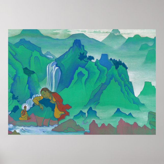 Affiche Padma Sambhava, 1924 par Nicholas Roerich (Devant)