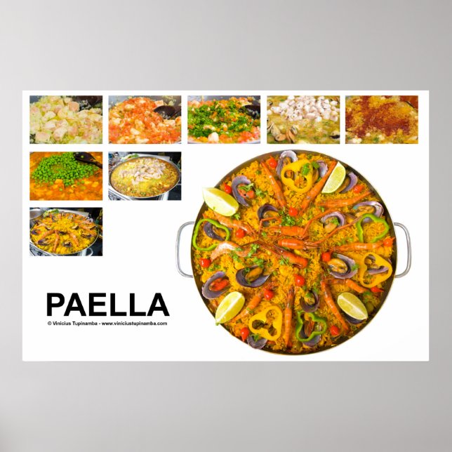 Affiche paella (Devant)