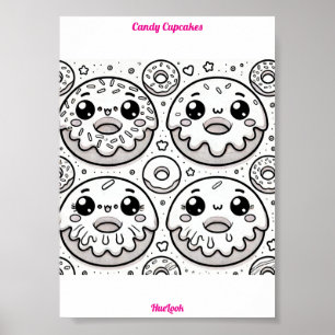 Affiche page beignets mignons