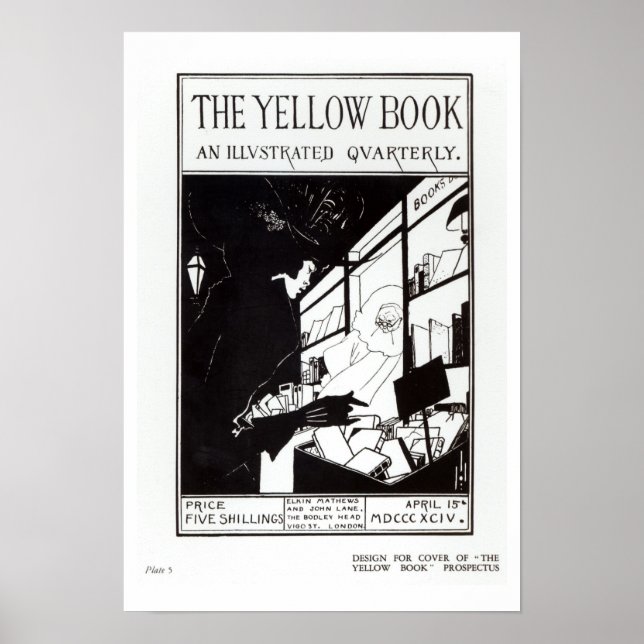 Affiche Page couverture du prospectus pour "The Yellow Boo (Devant)