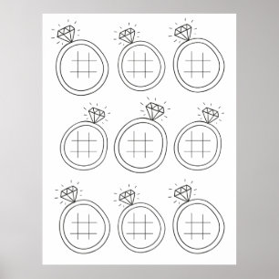 Affiche Page d'activité de téléchargement du Tic Tac Toe d