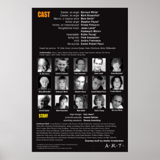 AFFICHE PAGE DE CAST DES AILES