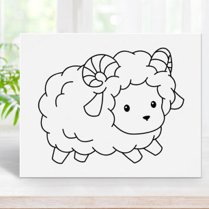 Affiche Page de coloriage des petits moutons