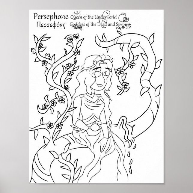 Affiche Page de coloriage du téléphone portable Imprimer (Devant)