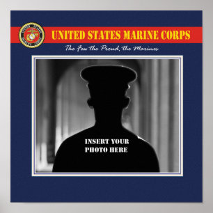 Affiche Page de photo de portrait d'usmc