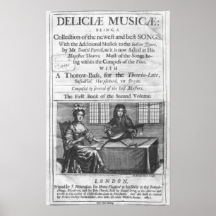 Affiche Page de titre de 'Deliciae Musicae'