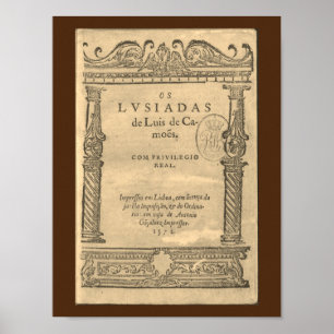 Affiche Page de titre de Os Lusíadas - 1572 ed