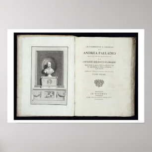 Affiche Page de titre 'Le Fabbriche e i Disegni di Andrea