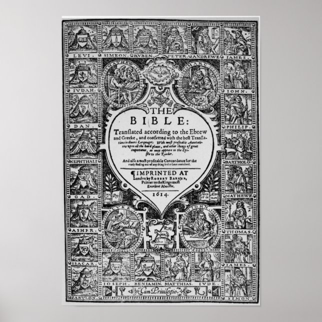 Affiche Page de titre pour la traduction anglaise (Devant)