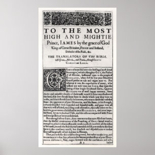 Affiche Page dédiée dans 'La Sainte Bible'