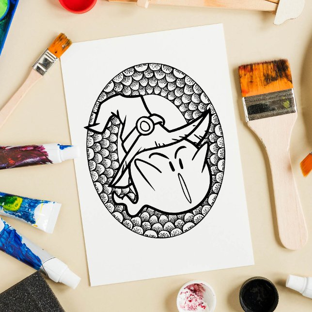 Affiche Page Drôle Halloween Bubble Ghost Coloration (Créateur téléchargé)