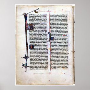 Affiche Page lumineuse Romance Arthurian