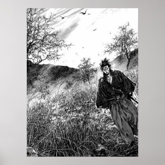 Affiche Page manga oeuvre Vagabond (Devant)