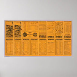 Affiche Page Vermont central, ligne interurbaine des
