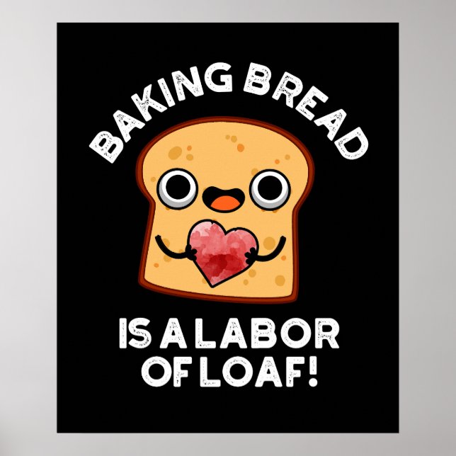 Affiche Pain À Cuire Est Une Main D'Oeuvre De Loaf Food Pu (Devant)