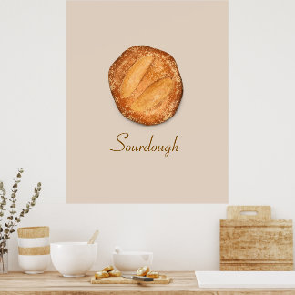 Affiche Pain au levain