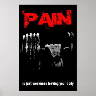 Affiche Pain Bodybuilding Fitness Inspiration