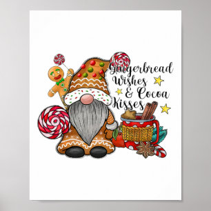 Affiche Pain D'Envers Et Baisers De Cacao Gnome Christma