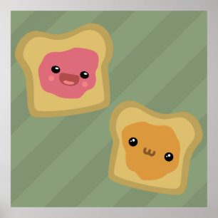 Affiche Pain grillé de PB&J