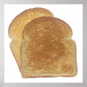 Affiche Pain grillé de petit déjeuner
