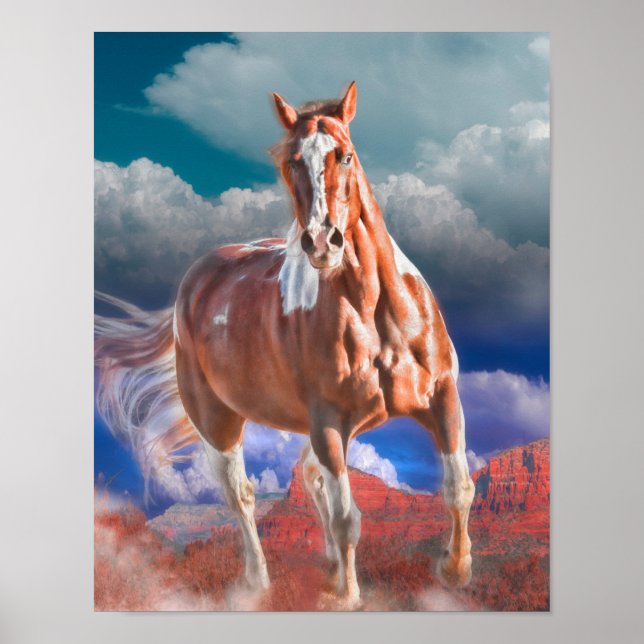 Affiche Paint Horse "Whirlwind of the Southwest" (Devant)
