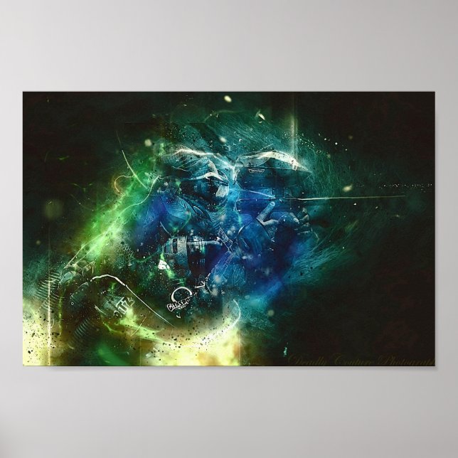 Affiche Paintball Print SR1 (Devant)