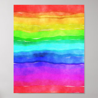 Affiche Painted Rainbow