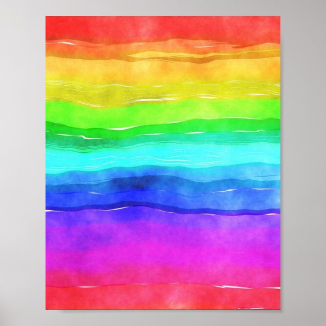 Affiche Painted Rainbow (Devant)