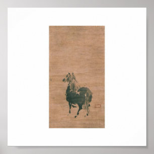 Affiche Painting by Miyamoto Musashi, c. 1600's