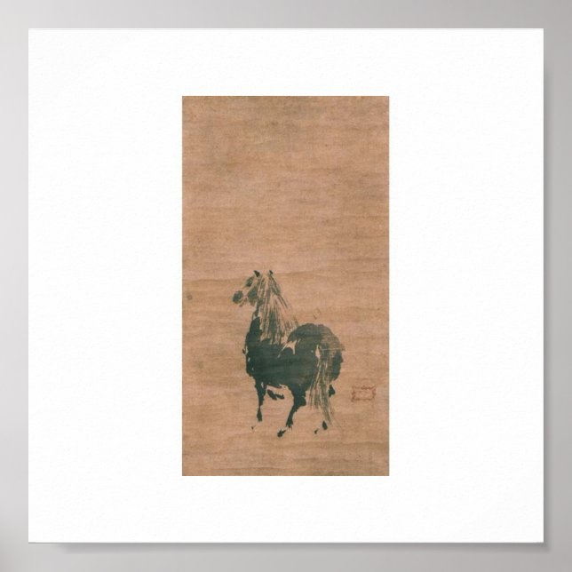 Affiche Painting by Miyamoto Musashi, c. 1600's (Devant)