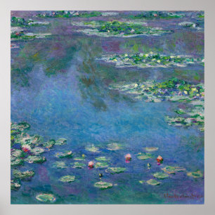 Affiche Painting de Monet Water Lilie