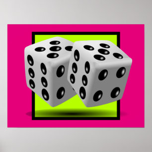 Affiche Paire de dés