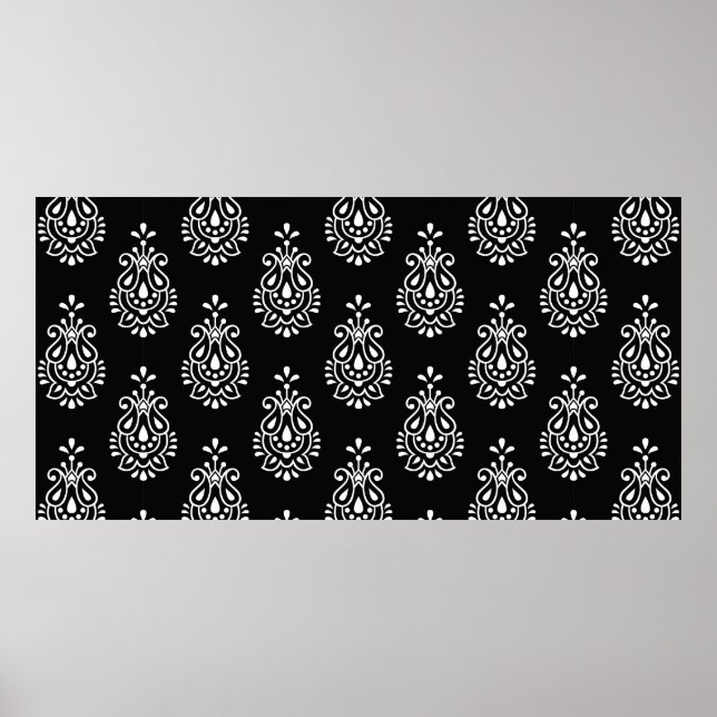 Affiche paisley seamless pattern (Devant)